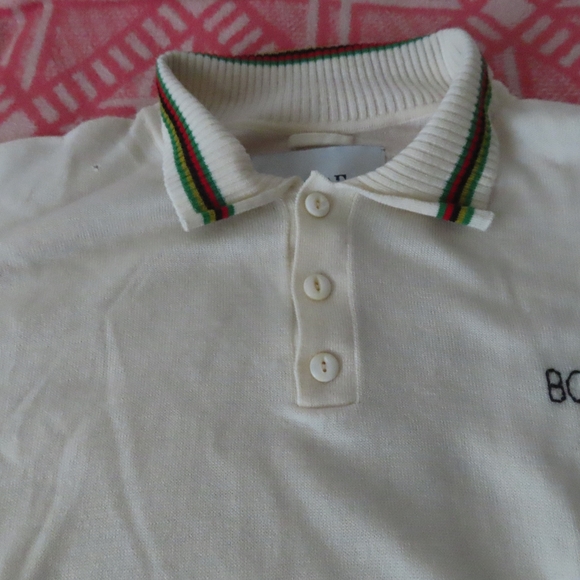 BODE Cycling Stripe Logo Knitted Long Sleeve Polo XL/XXL - Picture 3 of 9